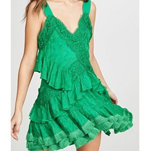Alexis Lakshmi Dress - Emerald Green (Size Medium)